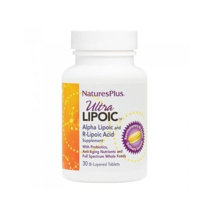 Tablete Nature's Plus, Ultra Lipoic, 30 Bi-Stratificate