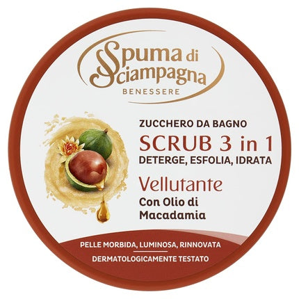 Spumă de duș 3 în 1 cu ulei de macadamia 250ml