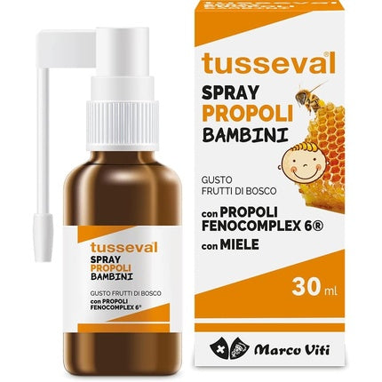Spray Gât Tusseval pentru copii - Marco Viti, propolis și miere