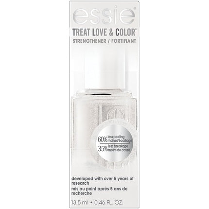 Smălț de Unghii, Essie, Treat Love & Color, In The Balance, Alb Sclipitor