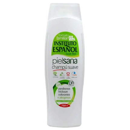 Șampon Instituto Español Pielsana Champú Suave, alb, 750 ml