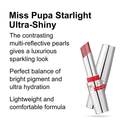 Ruj, Pupa Milano, Miss Starlight Ultra Brilliant, nuanta Grace