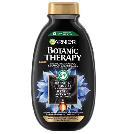 Șampon pentru Păr Gras și Scalp Uscat, Garnier, 400ml, Cărbune Activ și Ulei de Chimen Negru