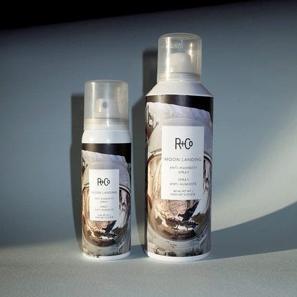 Spray Anti-Umiditate, R+Co, Moon Landing, alb-negru