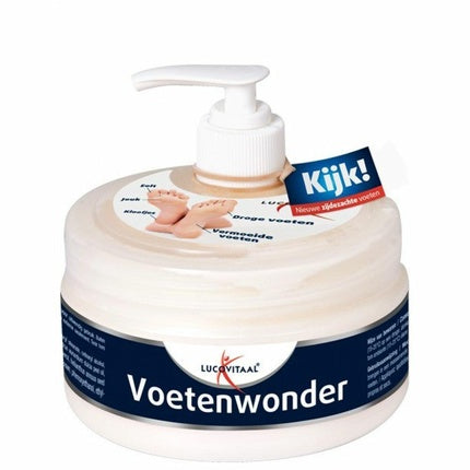 Cremă pentru picioare, Lucovitaal Foot Wonder, dozator pompă