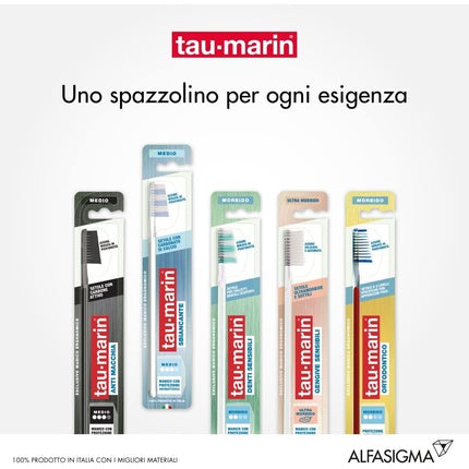 Periuță de dinți antibacteriană Tau-marin Professional 27, Alb, Medium