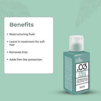 Balsam Leave-In, Silky Technobasic, fluid, verde, 100ml