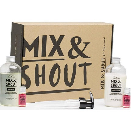 Set produse păr, Mix & Shout, rutina pentru bucle, 4 piese