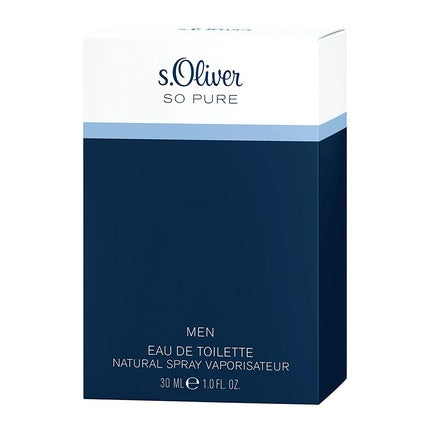 Eau de Toilette S.Oliver So Pure Barbati, 30ml, albastru