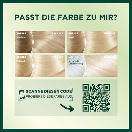 Vopsea de păr permanentă Garnier Nutrisse Ultra Crème 10.1A Extra Cool Blonde