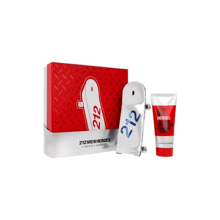 Set Cadou Parfum Carolina Herrera 212 Heroes EDT + Gel de Duș 90ml + 100ml, design skateboard