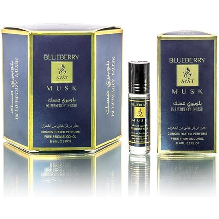 Ayat Perfumes - Ulei de parfum pentru bărbați și femei Blueberry Musk 6ml