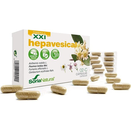 Supliment alimentar Soria Natural 02-C Hepavesical, 30 capsule