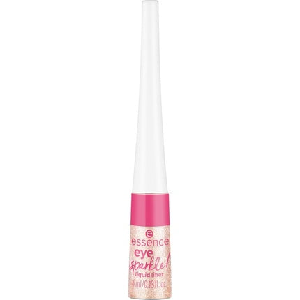 Rimel lichid pentru ochi, Essence Eye Sparkle Liquid Liner No. 01 Silver, efect metalic argintiu