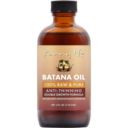 Sunny Isle Batana Oil Infuzat cu Ulei de Ricin Negru Jamaican 4oz - Anti-Thinning