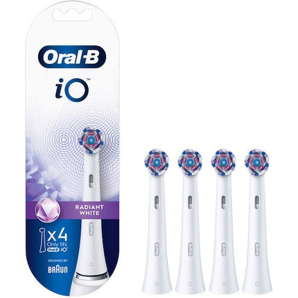 Oral B Perii de dinți electrice iO Radiant White, set 4 buc, albe