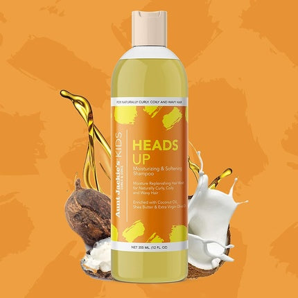 Șampon hidratant și emolient, Aunt Jackie's, Heads Up, 355 ml
