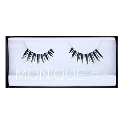 Gene artificiale Huda Beauty Monique #03, Negru, 19g