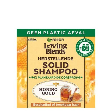 Șampon solid Garnier Loving Blends Honing Goud - 85 g