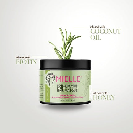 Masca par, Mielle Organics, Rosemary Mint, 340g