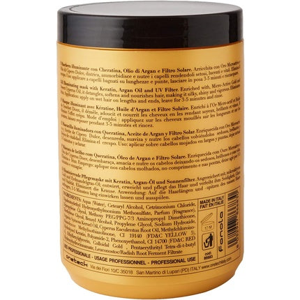 Masca pentru păr Fanola Orotherapy Anti-Frizz, 1000ml