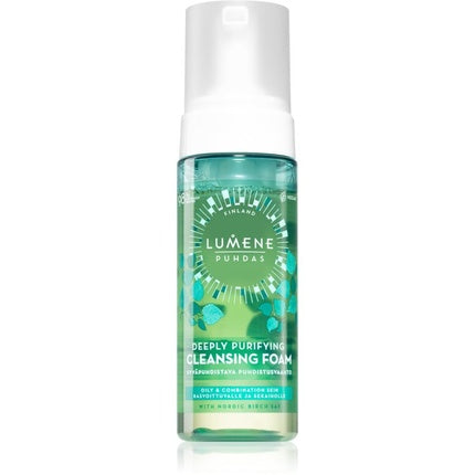 Spumă curățare față, Lumene, Puhdas Deep Cleansing Foam, 150 ml, verde