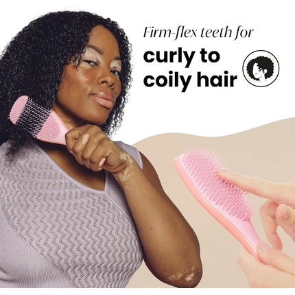 Perie de păr pentru descurcat, Tangle Teezer Naturally Curly Ultimate Detangler, roz
