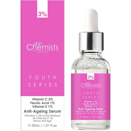 Kit îngrijire antirid Skin Chemists, Vitamina C, Femei