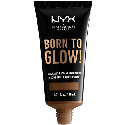 Fond de ten lichid NYX Professional Makeup Born To Glow Radiant Foundation, 30 ml