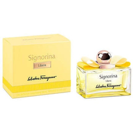 Eau de Parfum Salvatore Ferragamo Signorina Libera, galben, 90 ml