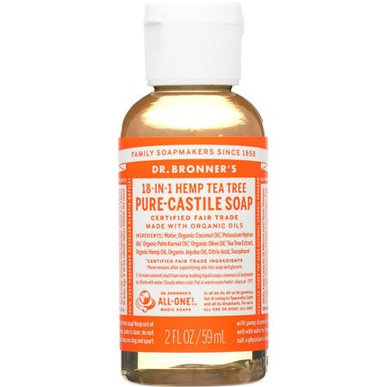 Săpun lichid Dr. Bronner's Magic Soap Tea Tree 59ml