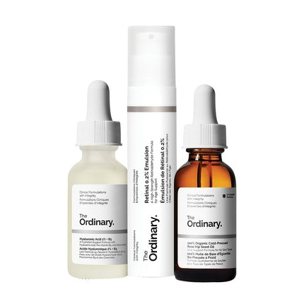 Set Îngrijire Facială Noaptea, The Ordinary Nightly Set, set cu 3 produse