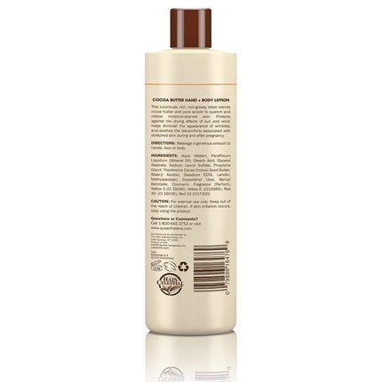Lotion Hidratant pentru Mâini și Corp, Queen Helene, Unt de Cacao, 16 Oz
