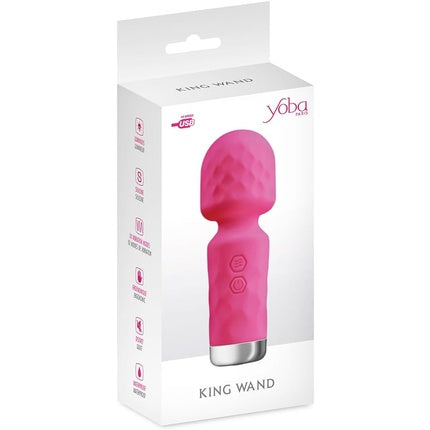 Masaj electric, Yoba, mini wand, roz