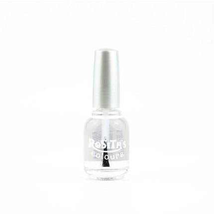 Smalt unghii Rosita's Colours No00, transparent, capac argintiu