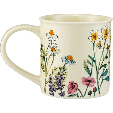 Set cadou Heathcote & Ivory, cană florală, cremă și săpun