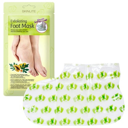 Masca Exfoliantă Picioare Skinlite, Verde
