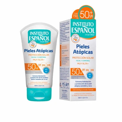 Crema Solară Corporală Instituto Español Piele Atopică SPF 50+, 150 ml