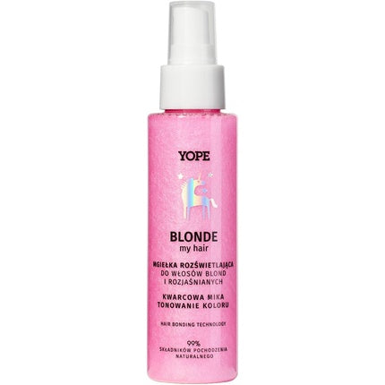 Spray iluminator par, Yope, nuante blonde si gri, 100ml