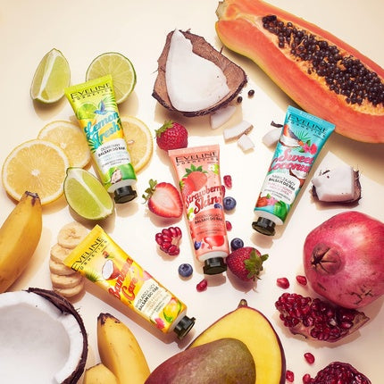 Balsam Regenerator pentru Mâini Eveline Cosmetics Strawberry Skin - Aromă de Căpșuni