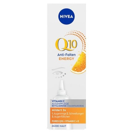 Crema de ochi Nivea Q10 Antiwrinkle Energy, cu Vitamina C, 15 ml