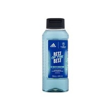 Gel de duș Adidas UEFA Champions League Best Of The Best, albastru, negru