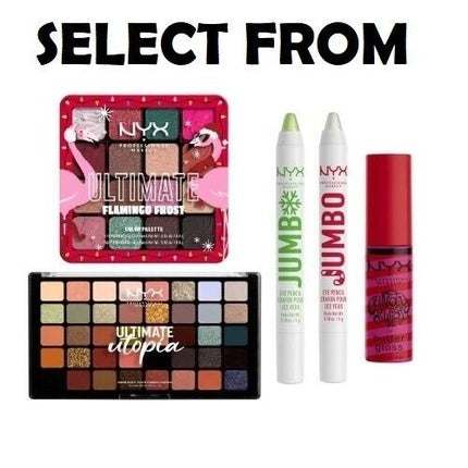 Set Machiaj NYX, Palete Farduri si Creioane Jumbo, Multicolor