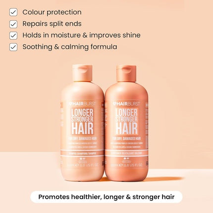 Set Șampon și Balsam pentru Păr, Hair Burst, pentru Păr Uscat și Deteriorat