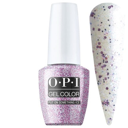 OPI Gelcolor Terribly Nice Holiday 2023 Some Ice, OPI, Gel Polish, roz cu sclipici, 15ml