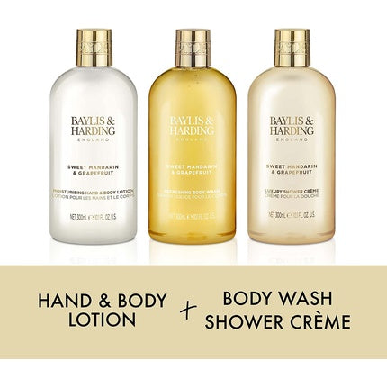 Set Cadou Baie Baylis & Harding, Signature, alb-auriu
