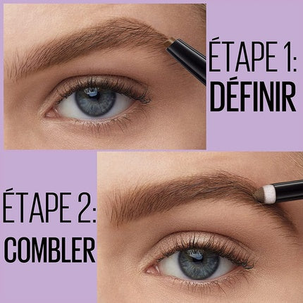 Maybelline New York Express Brow Satin Duo, Culoare Black Brown 05