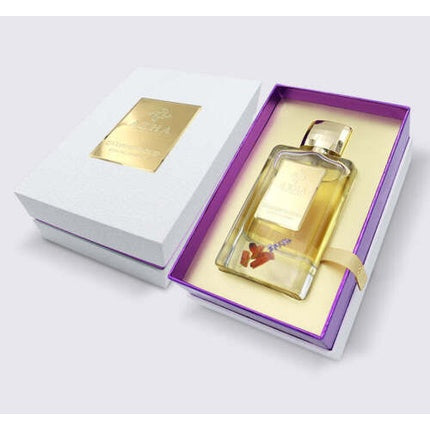 Eau De Parfum Azha Stunning Oud, 100ml, sticlă transparentă cu lichid galben