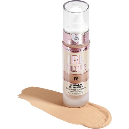 Fond de ten, Makeup Revolution, IRL Filter F8, mat