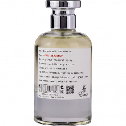 Parfum Emir Just Bergamot Factory Edition 100ml